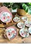 Magnolya Gold Gilded 18-Piece Tea and Cake Set for 6 People - 4