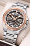 Automatic Mechanism Steel Cord, Steel Case Men's Wristwatch Bracelet Gift Silver-Rose S - 2