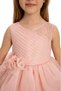 Floor Length Evening Gown with Hair Accessories Girls Wedding Party Dress 3-4-5-6-7 Years Old 35219Pr - 4