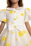 Flower and Pearl Detailed Hair Accessory Evening Dress Girl's East Day Dress 3-4-5-6-7 Years Old 35239Pr - 4