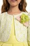 Floral Detailed Lace Bolero and Bag Set Evening Dress Girl's Invitation Dress 3-4-5-6-7 Years Old 35330Pr - 3