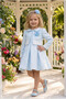 Flower Detailed Special Occasion Baby Girl Kids Evening Dress Hair Accessory and Bolero Set 6-12-18-24 Months 35397Pr