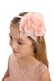 Floor Length Evening Gown with Hair Accessories Girls Wedding Party Dress 3-4-5-6-7 Years Old 35219Pr - 5