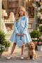 Evening Dresses Girls Wedding Party Dress Pearl and Flower Detailed Bolero and Bag Set 3-4-5-6-7 Years 35350Pr