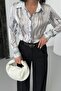 قميص MY FASHION من قماش البوبلين المزخرف بنمط تجريدي وأزرار أمامية - 3