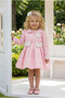 Flower Detailed Special Occasion Baby Girl Kids Evening Dress Hair Accessory and Bolero Set 6-12-18-24 Months 35397Pr