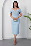 Strapless Neckline Stoned Atlas Dress Bal177 - 4