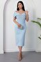 Strapless Neckline Stoned Atlas Dress Bal177 - 5