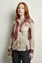 My Fashion Abstract Patterned Buttoned Shirt - 4