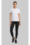 Women's Fitness Pilates Running Training Rain Pattern Polyester Fabric T-Shirt
