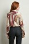 My Fashion Abstract Patterned Buttoned Shirt - 5