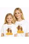 Mother Daughter Combination Oversize T-Shirt Twin T-Shirt Love You Printed (Single Price)