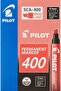 SCA-400 Permanent Marker Chisel Tip Red Pack of 12 Pieces (Red) - 6