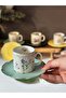 Vivienne 6-Person Porcelain Turkish Coffee Cup Set - 4