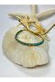 Turquoise Natural Stone Gold Dorika Bracelet - 3