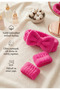 Microfiber Welsoft Hair Band and Wristband Set – Makeup & Face Washing - 4
