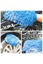 Microfiber Car Wash Glove Double Sided Auto Cleaning Glove Dusting Cloth - 3