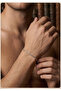 Men's Tarnish-Resistant Stainless Italian Steel Snake Necklace Bracelet Set - 2