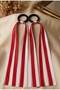 April 23 / October 29 Show Badge & Dance Bracelet - Red and White Ribbon - 2