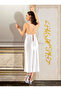 Long Satin Nightgown and Tulle Robe Set with Lace Detail 2-Piece Set 4918 - 4