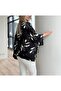 Leaf Patterned Oversize Shirt - 2