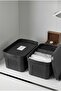 Smoked 2-Piece 8 Lt Unit Storage Box & Multi-Purpose Kitchen and Pantry Organizer - 5