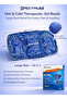 Large Hot & Cold Gel Pack 26.5x17cm Reusable Ice & Heat Compress Therapy Pad for Muscle Relief - 5
