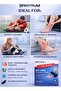 Ankle Hot & Cold Gel Pack 25x15.5cm Reusable Ice & Heat Compress Therapy Wrap Support Strap - 4