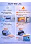 Ankle Hot & Cold Gel Pack 25x15.5cm Reusable Ice & Heat Compress Therapy Wrap Support Strap - 6