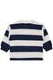 Striped 6-18 Months Sweatshirt - Navy Blue - 2