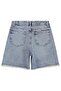 Daisy Embroidered Shorts for 10-13 Years Old - Blue - 2