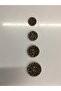 Wooden Look Patterned Button 6 Pieces 2.2 - 3