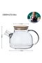 1000ml Glass Teapot with Infuser for Loose Tea and Blooming Tea, Heat Resistant Glass - 5