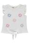 Floral Printed 2-5 Years Old Set - Off-White-Light Indigo - 2