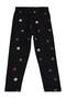 Polka Dot Tights for 2-5 Years - Black - 2