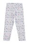 Butterfly Patterned Tights for 2-5 Years - Off-White