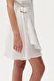 Sleeveless V-Neck Regular Linen Mini Dress with Buckle at the Waist - 5