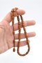 Master Craftsmanship Systematic Cylinder Cut Andiz Wood Prayer Beads - 5