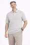 Collared, Pocketed, Regular and Large Size Lycra Oxford Fabric Dad T-Shirt