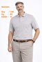 Collared, Pocketed, Regular and Large Size Lycra Oxford Fabric Dad T-Shirt - 3