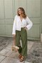 Women's 3-Pack Linen Trousers Light Fabric Daily Casual Use - 7