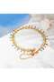 Beach Simple Style Solid Colour 201 Stainless Steel Anklet - 2