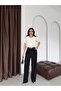 Women's Ecru Short Sleeve Balloon Blouse Elt5072 - 5