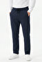 Men's Straight Leg Elastic Waist Sweatpants 25708 Dark Navy Blue