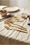 Set of 6 Luxury Gold Stainless Steel Dinner Forks (21 cm) - 2