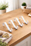 Multi-Purpose Practical 4 Pieces Hangers Black - 3