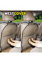 Pvc 2-Piece Car Seat Back Protector – Waterproof, Anti-Scratch, Anti-Stain, and Anti-Mud - 2