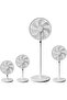 16" Floor Fan, Stand Fan 60W with 3 Mode/Speed, 7 Leaf Blade, 4 Adjustable Height & Tilt, Tou - 2