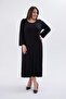 Women's Plus Size Karyoka Stitched Dress Black - 4