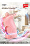 GSM 6017 Garment Steamer 800W Fast Heat 1.5 Min 200ml Tank Brush Overheat Protection Function - 4